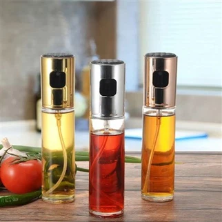 Szklana butelka z rozpylaczem do oliwy z oliwek